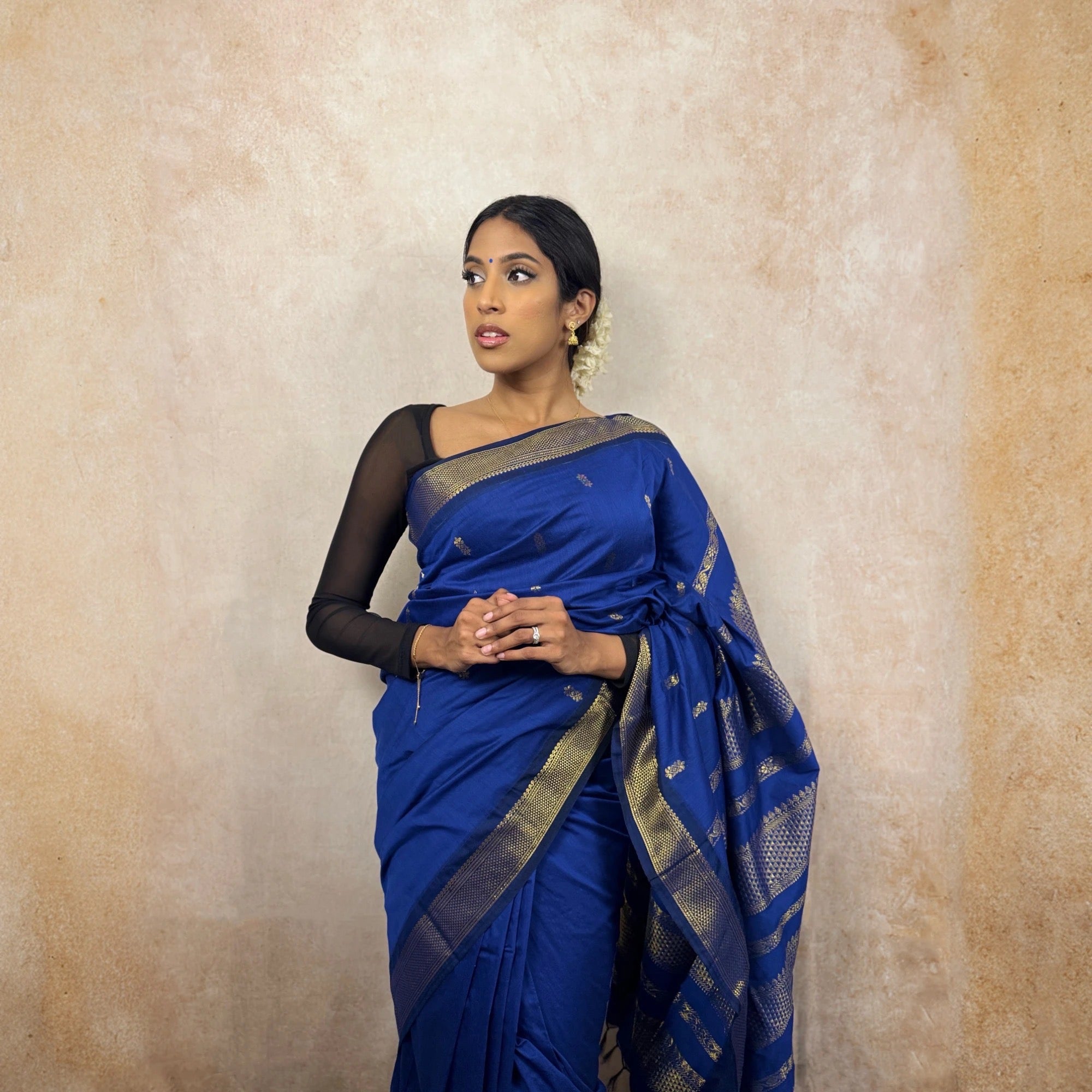Kalyani Cotton (Royal Blue)