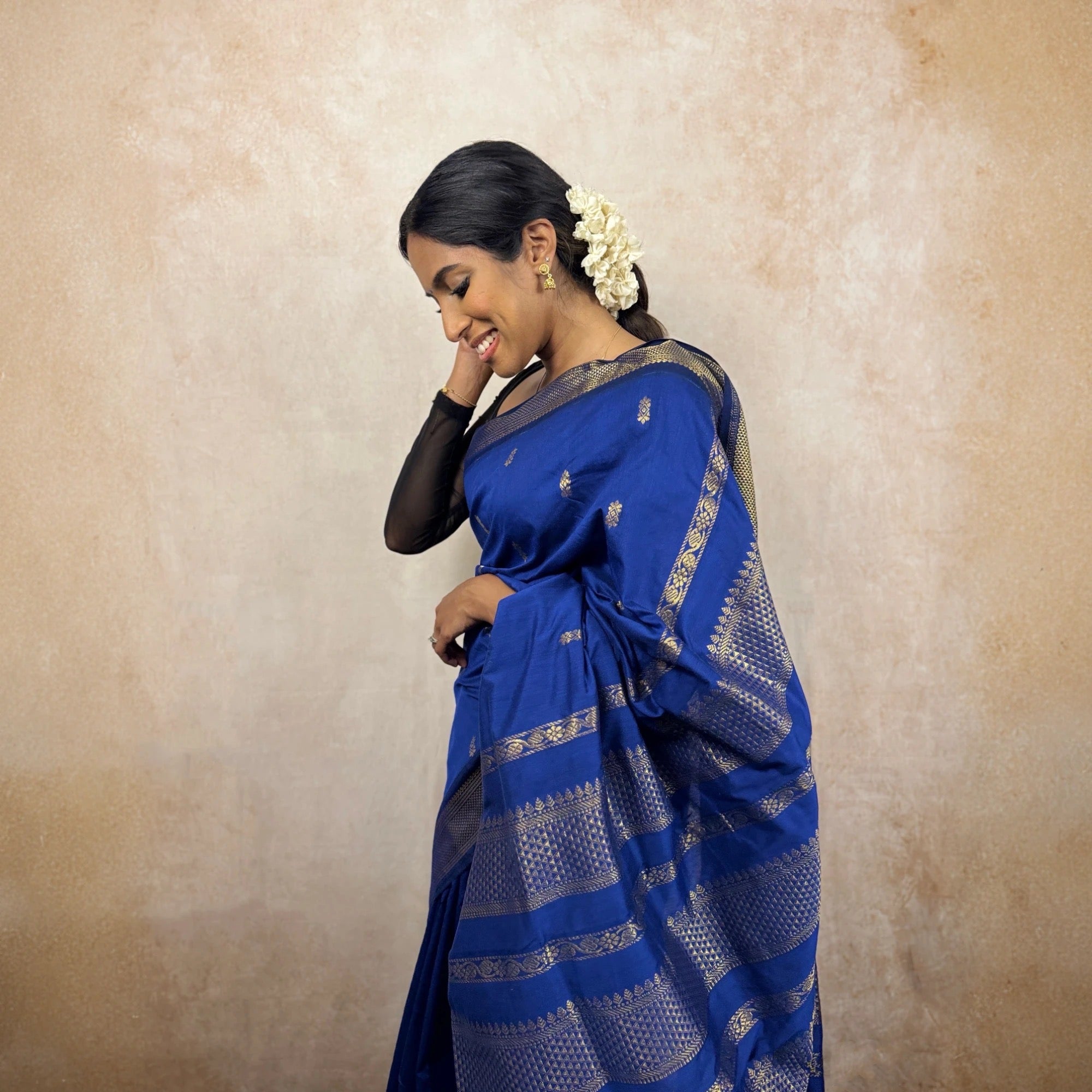 Kalyani Cotton (Royal Blue)