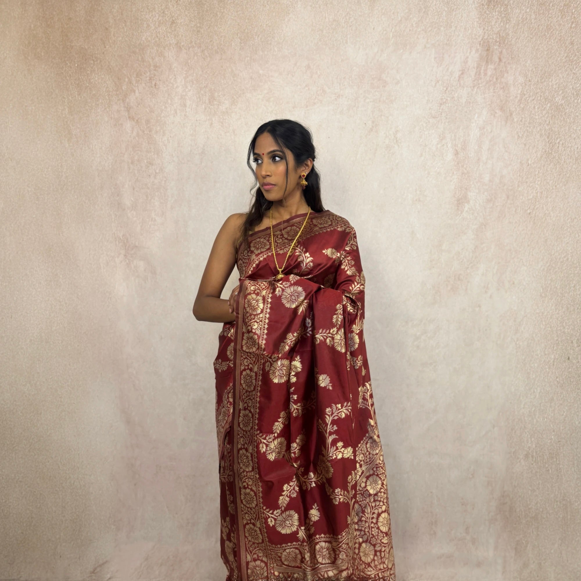 Banarasi (Maroon)