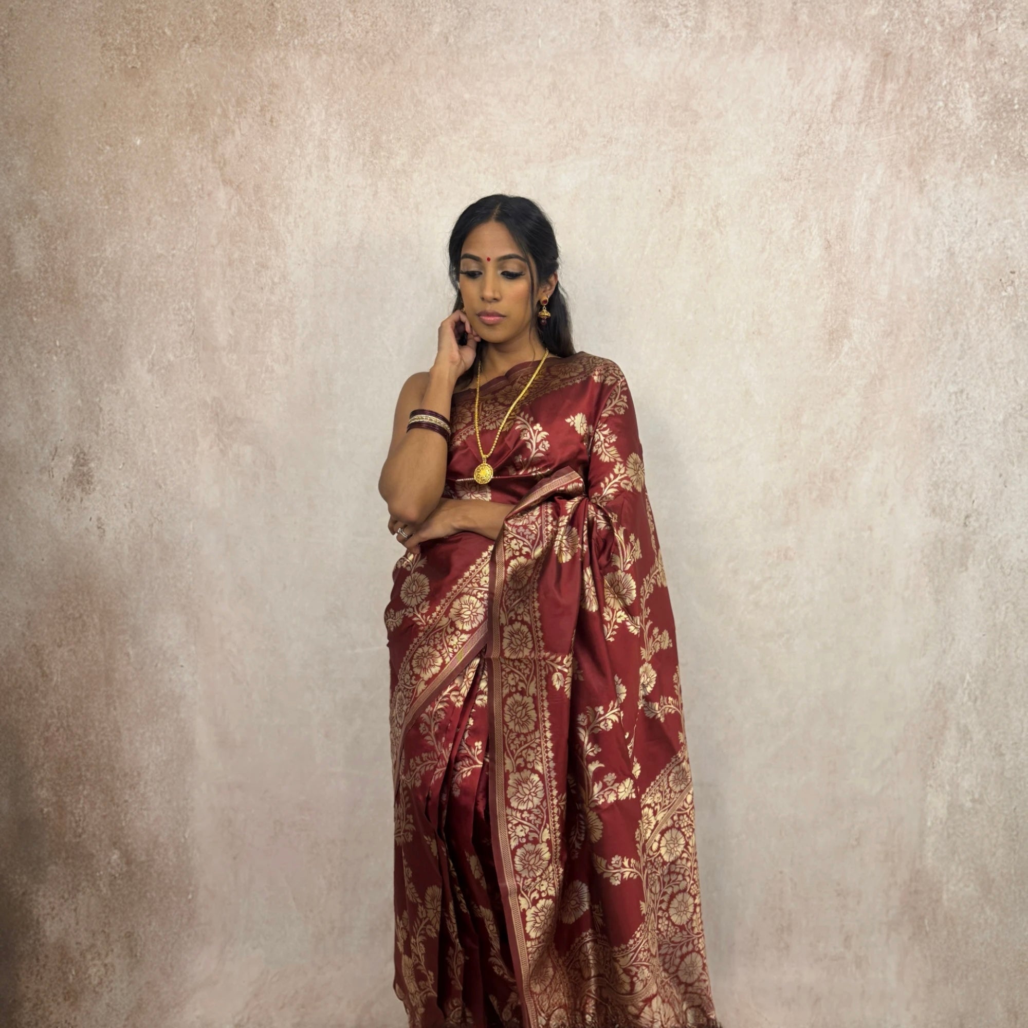 Banarasi (Maroon)