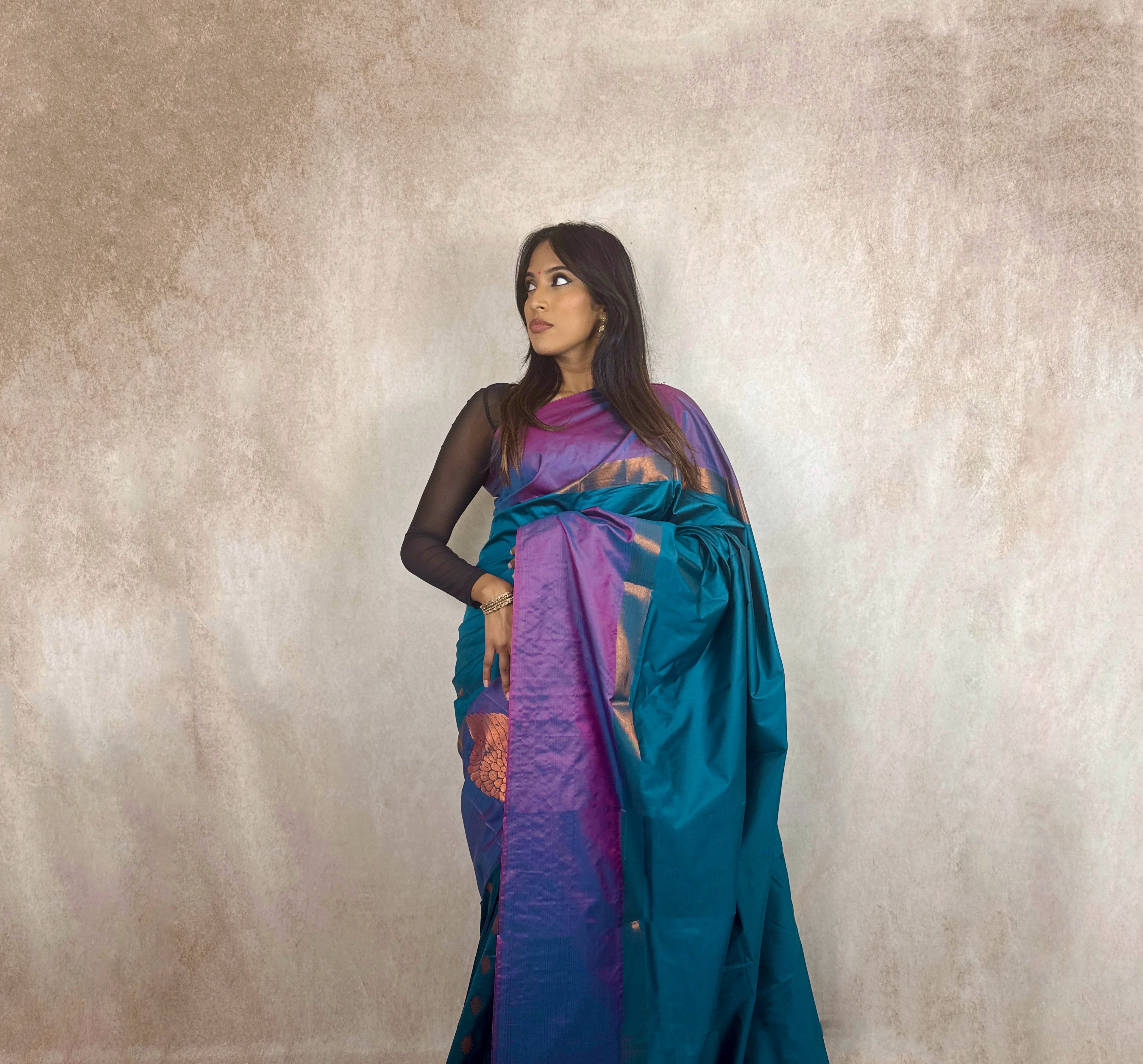 Soft Silk (Teal/Pink)