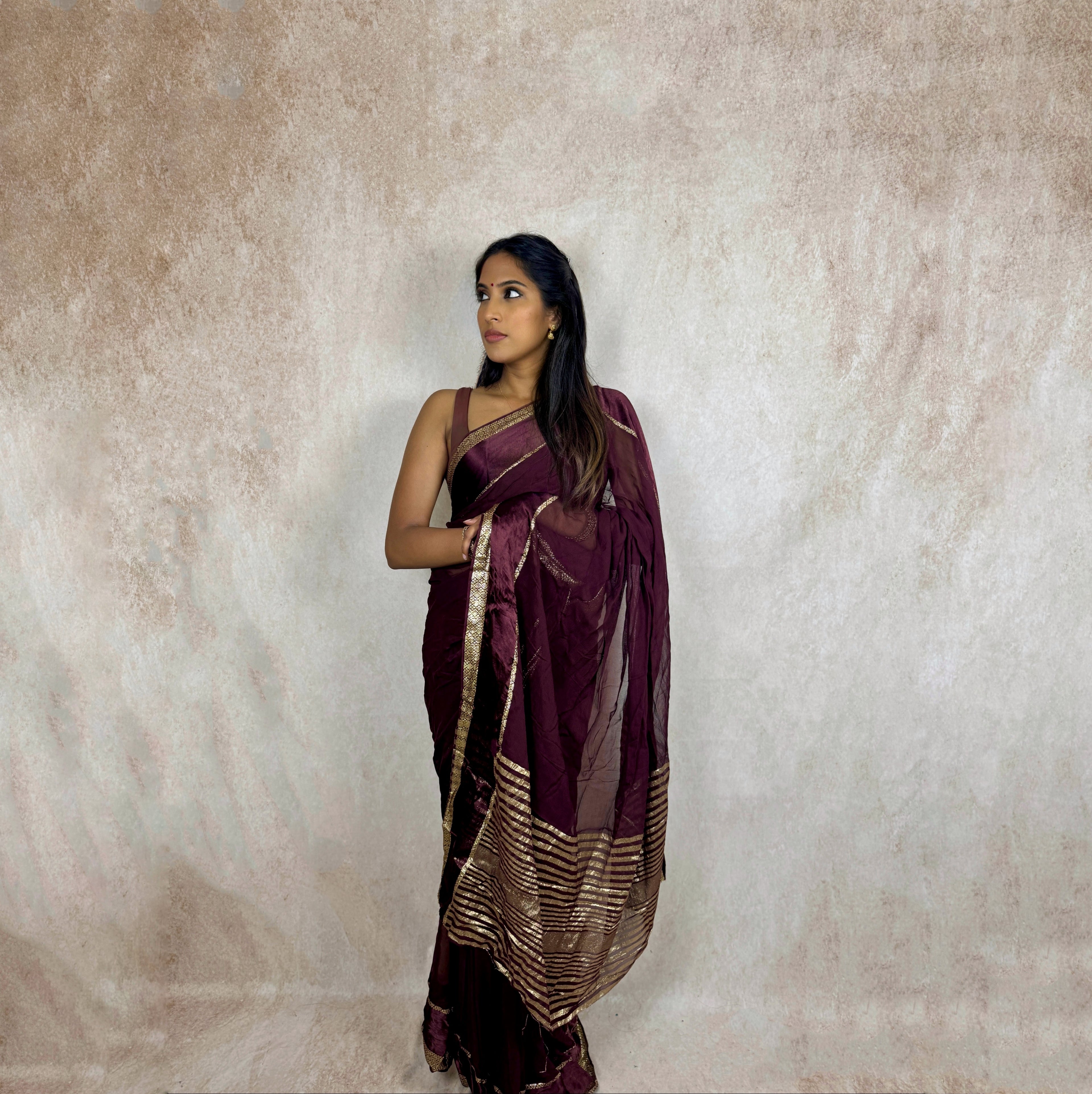 Viscose Chinon (Brown)