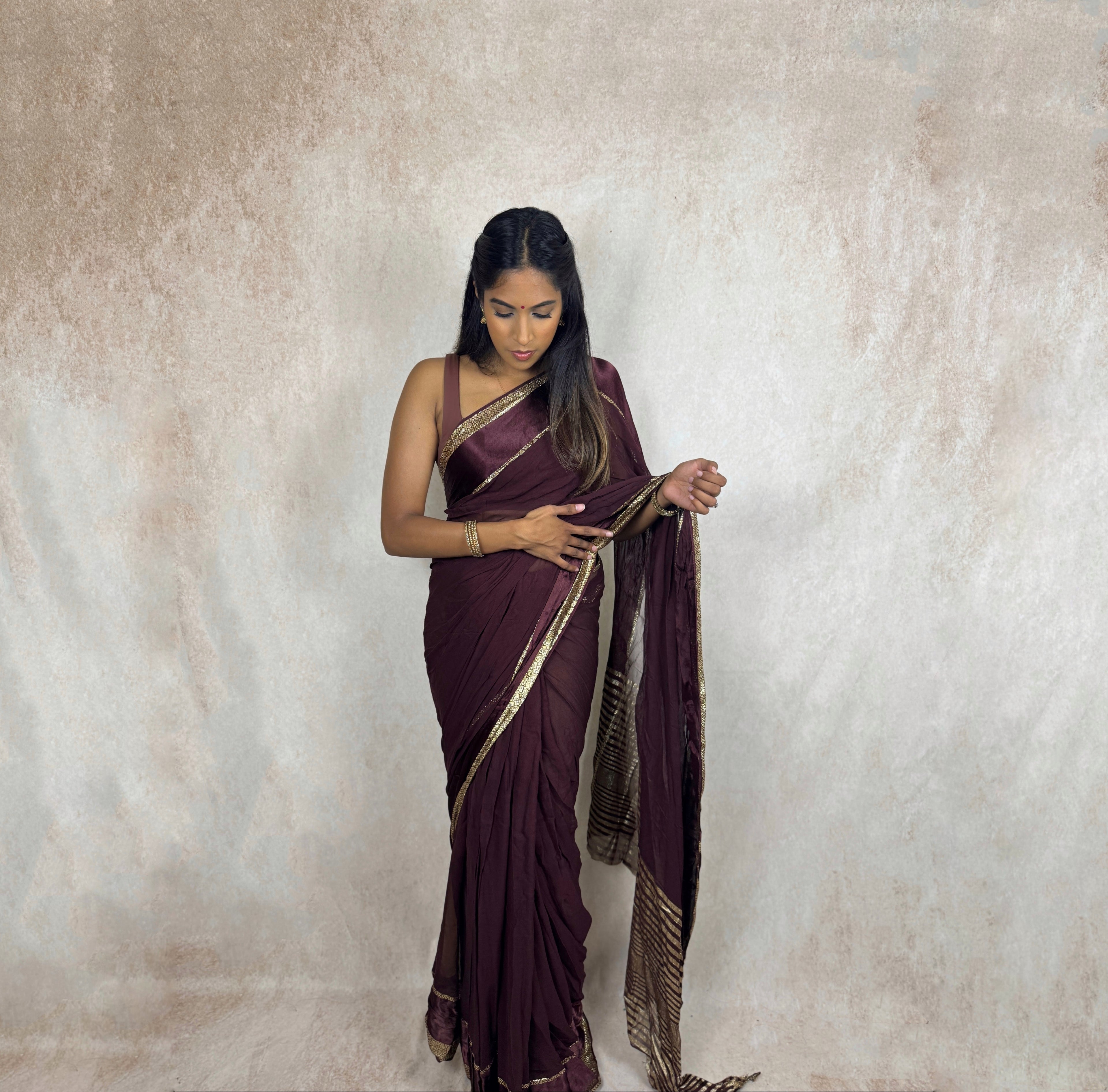 Viscose Chinon (Brown)