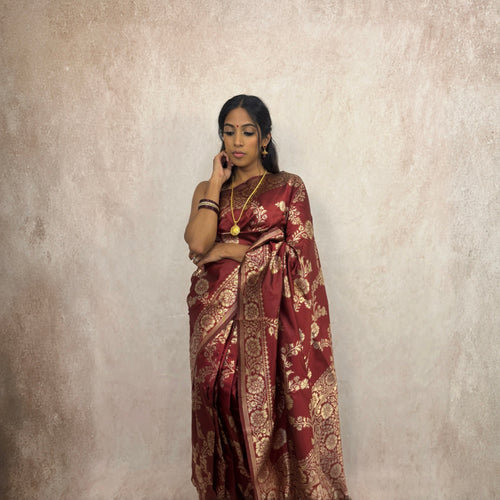 Banarasi (Maroon)