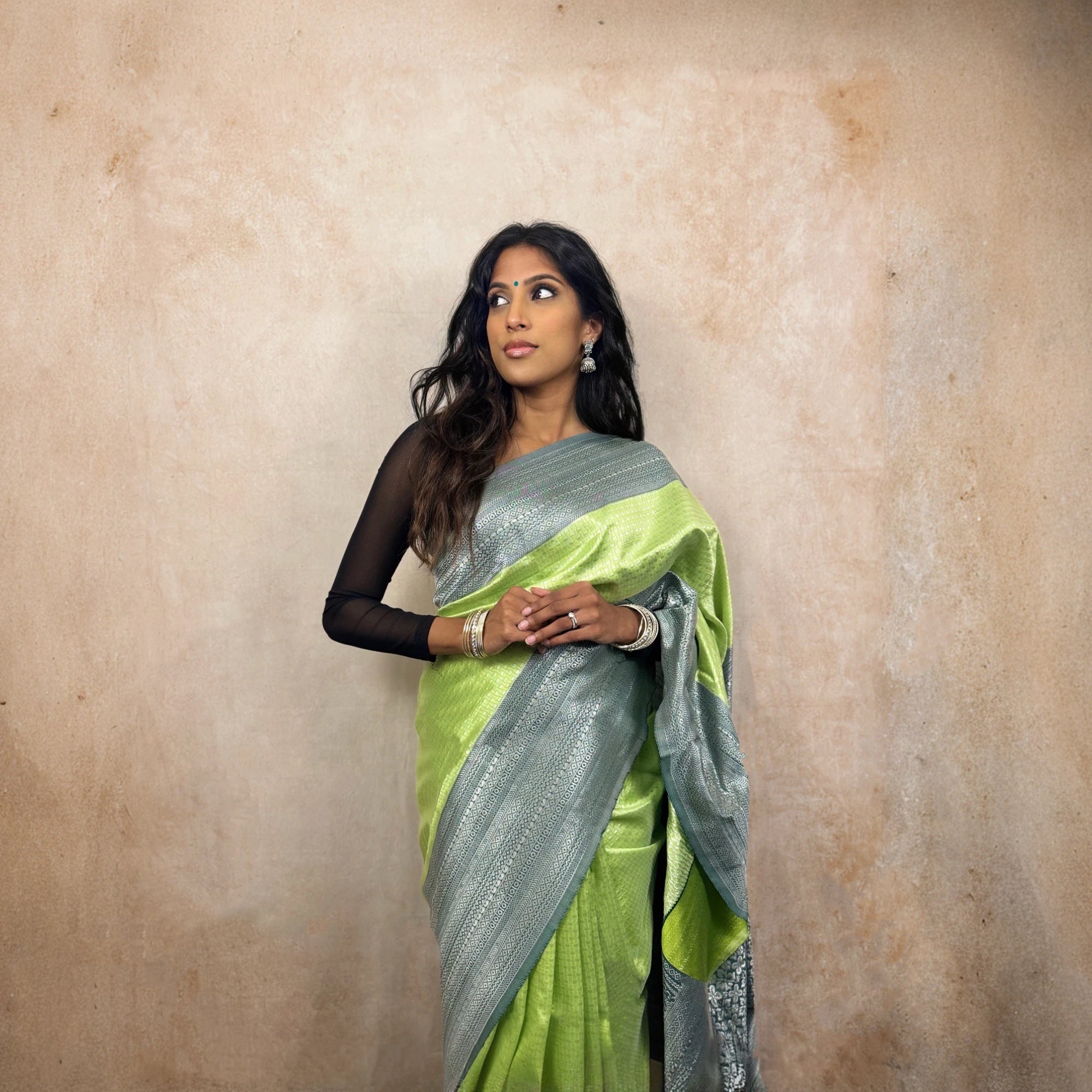 Banarasi (Lime Green/Green)