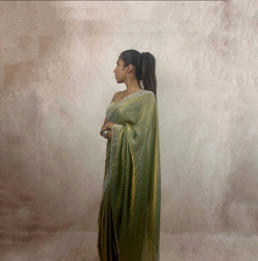 Space Silk (Gold/Olive)