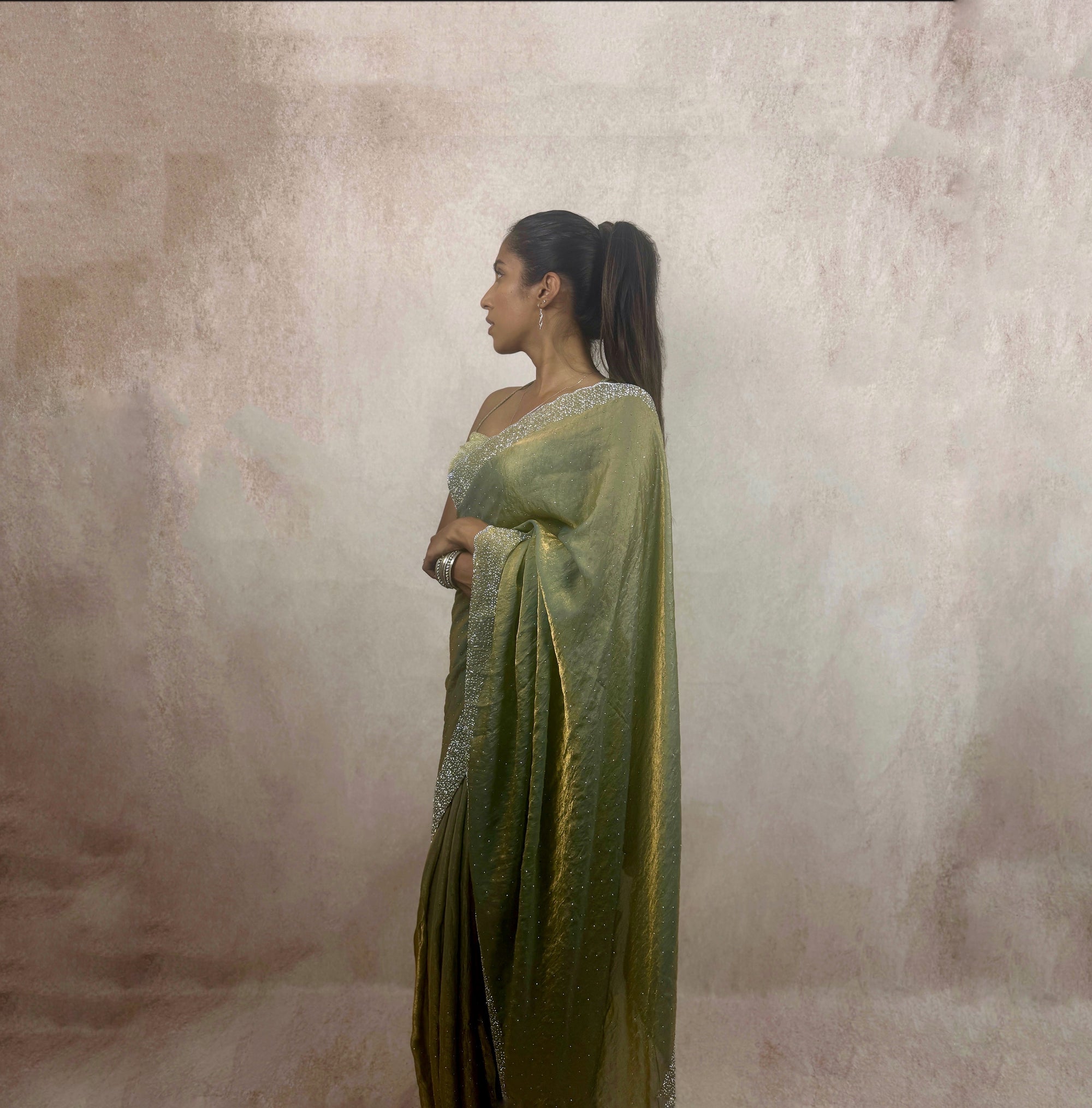 Space Silk (Gold/Olive)