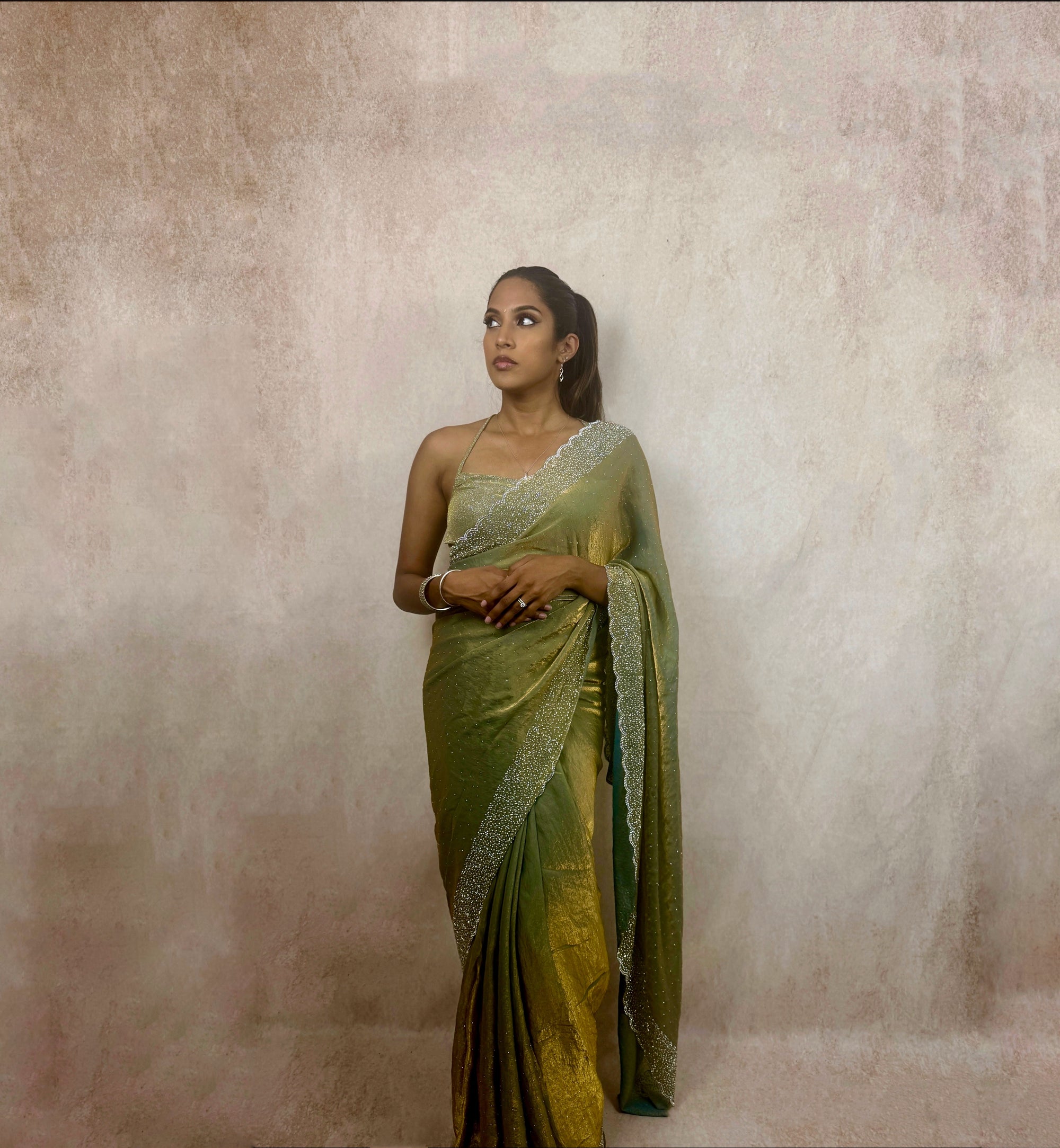 Space Silk (Gold/Olive)
