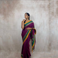 Naranyapet Cotton (Purple/Mustard/Green)
