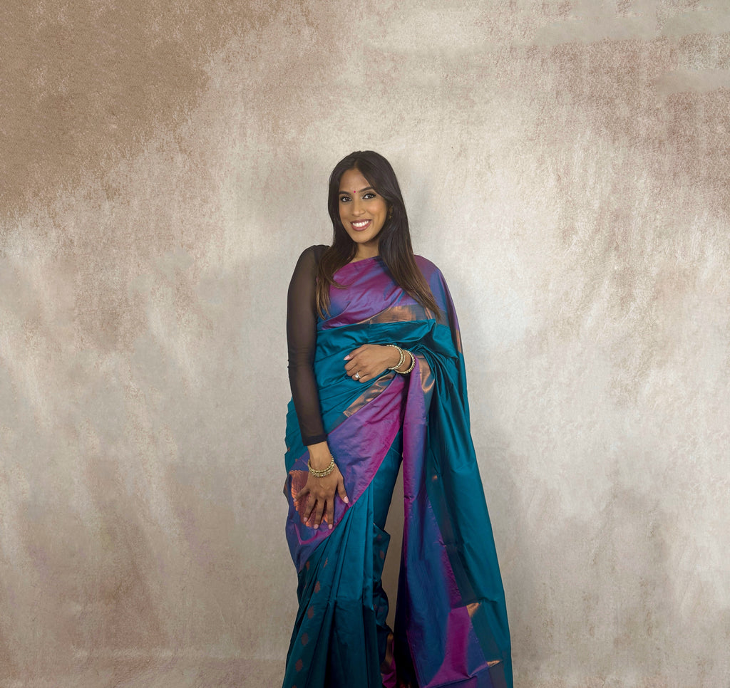 Soft Silk (Teal/Pink)