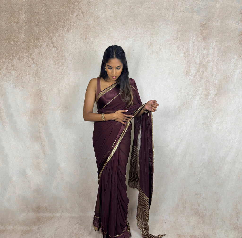 Viscose Chinon (Brown)