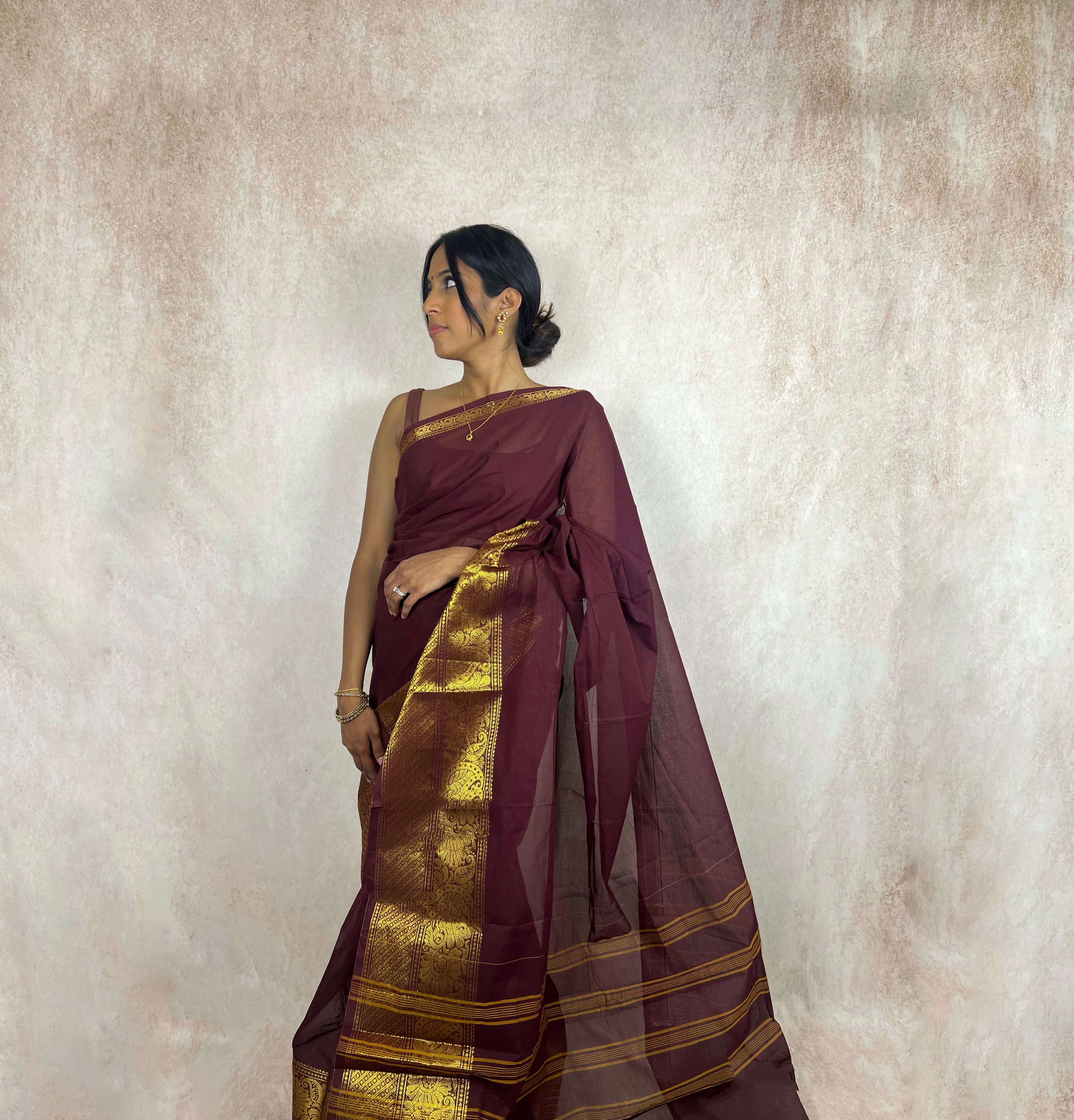 Chettinad Cotton (Brown)